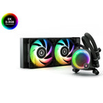 EK Water Blocks EK-Nucleus CR240 Lux D-RGB All In One CPU Water Cooler - Black