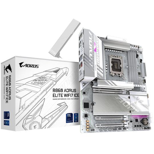 Gigabyte B860 AORUS ELITE WIFI7 ICE Intel B860 LGA 1851 ATX Motherboard
