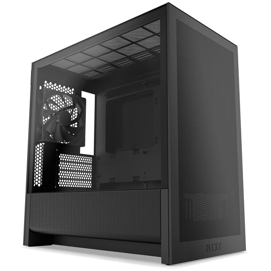 NZXT H3 Flow Micro ATX Airflow Case - Black