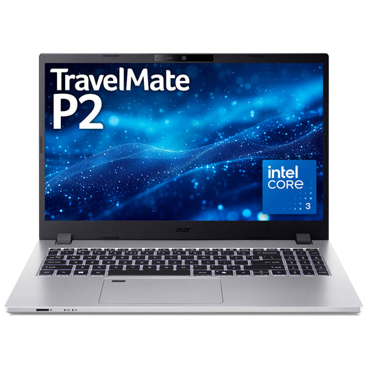 Acer TravelMate P2 TMP215-55 I3100U 8GB/256GB W11P EDU Intel Core 3 100U Laptop 39.6 cm (15.6") Full HD DDR5-SDRAM SSD Wi-Fi 6E (802.11ax) Windows 11 Pro Education Grey