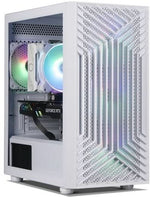 GIGATE Cube Mythic White, Gaming Desktop, Intel Core i5 12400F, NVIDIA GeForce RTX 3060-O12G-V2, 16GB RAM, 500GB SSD + 2TB HDD, OS, White
