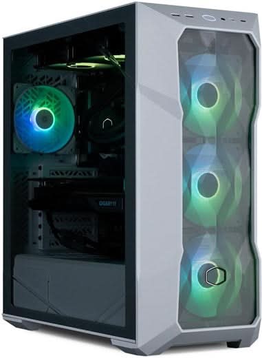 GIGATE Silver Bullet, Gaming Desktop, Intel Core i7 12700K, Nvidia GeForce RTX 4070 12GB, 32GB RAM, 2TB SSD, Mid Tower PC