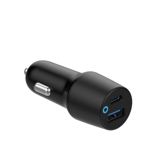 eSTUFF ES631031 mobile device charger Mobile phone Black Cigar lighter Fast charging Auto