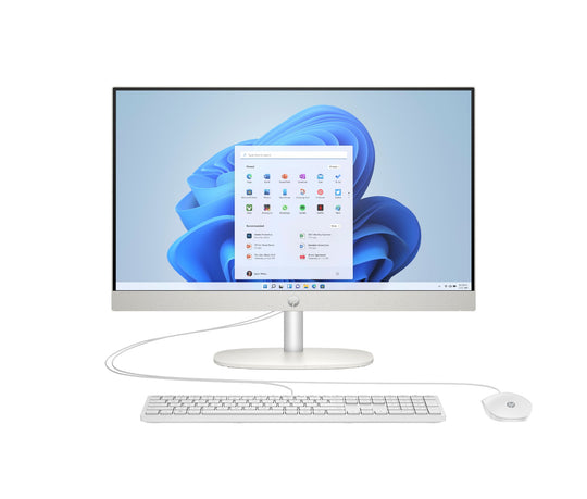 HP 24-cr0063na All-in-One PC Core i3-N300 8GB 256GB SSD 23.8" FHD Windows 11 Home White