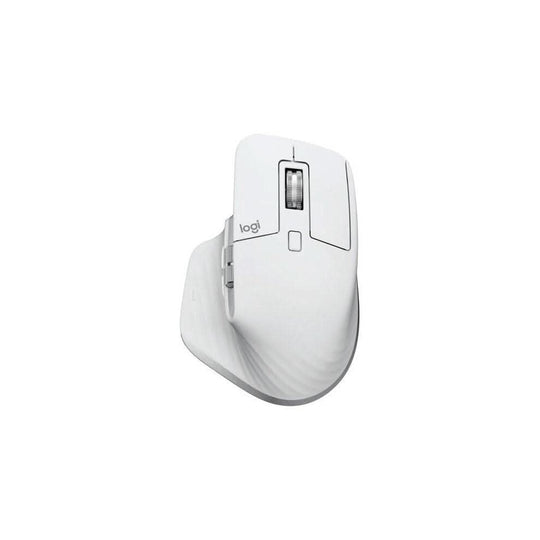 Logitech MX Master 3S for Mac Wireless Mouse, 2.4GHz RF & BT LE, 8000dpi Darkfield Optical Sensor, Quiet Click Butons, MagSpeed Electromagnetic Scrolling, Up to 70 Days Battery, Pale Gray | 910-006572