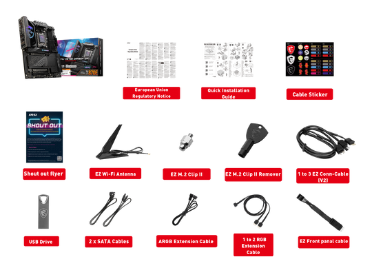 MSI MPG X870E CARBON WIFI AM5 DDR5 ATX Motherboard