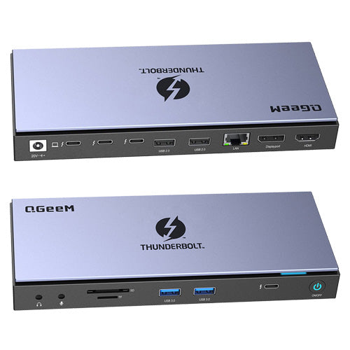 Cablenet 15-Port Thunderbolt 4 Dock Black Blue