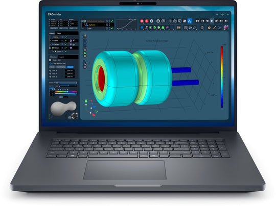 Dell Pro Max 18 Plus Mobile Workstation Intel Core Ultra 9 285HX NVIDIA RTX PRO 3000 32GB RAM 1TB SSD 18-inch Quad HD+ Windows 11 Pro Black