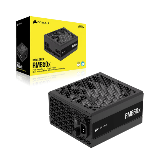 CORSAIR RMx Series RM850x Cybenetics Gold ATX3.1 PCIe5.1 Fully Modular Power Supply - CP-9020270-UK