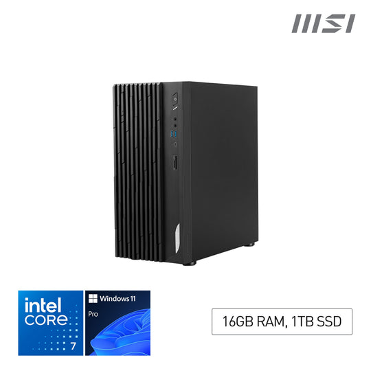 MSI Pro DP180 14A Desktop PC Intel Core i7-14700 16GB DDR5 1TB SSD Windows 11 Pro