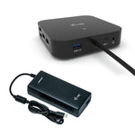 i-tec USB-C Dual Display Docking Station Power Delivery 100W Black
