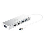 j5create JUD380 USB 3.0 Mini Dock Silver