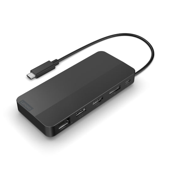 Lenovo 40B90100EU USB-C Dual Display Travel Dock Black