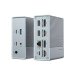 Targus HDG212B-GL laptop dock/port replicator Wired USB 3.2 Gen 1 (3.1 Gen 1) Type-C Grey