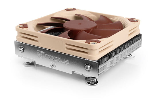 مبرد للمعالج Noctua Kühler NH-L9i 17xx، بحجم 9.2 سم، باللونين البيج والبني، قطعة واحدة