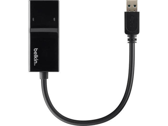 Belkin USB 3.0 to Gigabit Ethernet Adapter (Black)