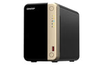 QNAP TS-264 NAS, Tower,  Ethernet LAN , Gold N5095,  Black