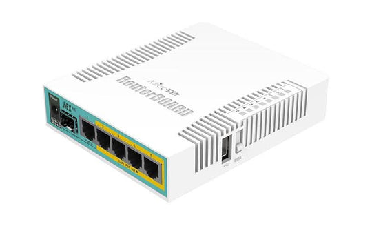 MikroTik hEX PoE RB960PGS Gigabit Router with SFP & 4x PoE