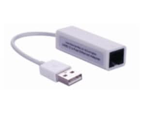 Microconnect USB2.0 to Ethernet network media converter White